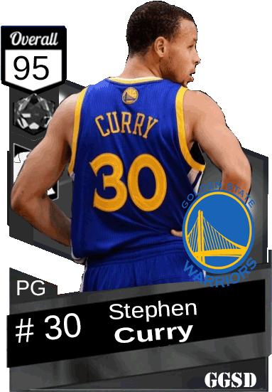 Stephen Curry Celebration Png Download - Nba2k17 Cards (385x557), Png Download