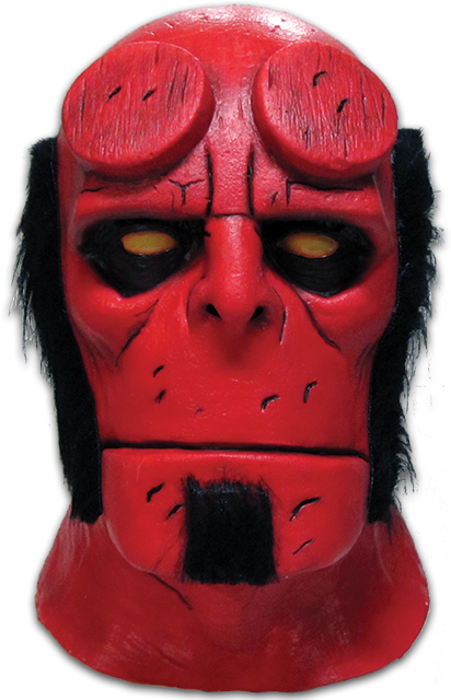 Dark Horse Comics Hellboy Mask - Trick Or Treat Studios Dark Horse Comics Hellboy Mask (436x639), Png Download