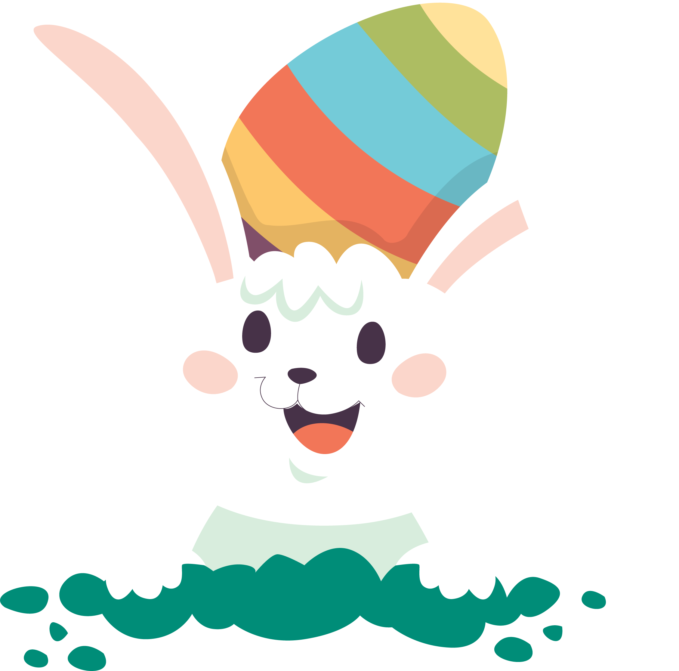 Rabbit Png Transparent Free Images Png Only - Nothing Is Cuter Than The Easter Bunny: Easter Gift (2257x2230), Png Download