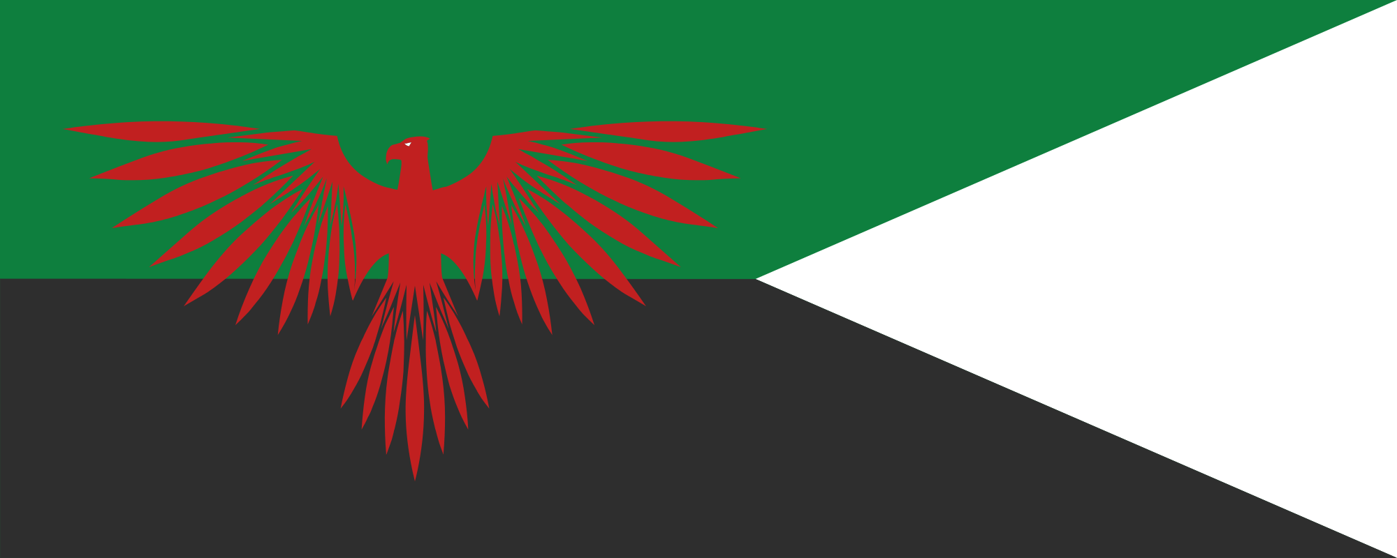 Hawk Svg File - Atreides Flag (2000x800), Png Download