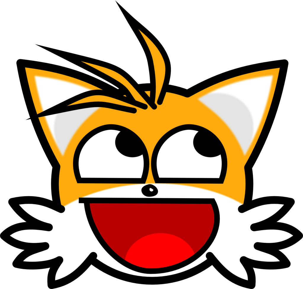 Free Icons Png - Tails Awesome Face (1024x980), Png Download