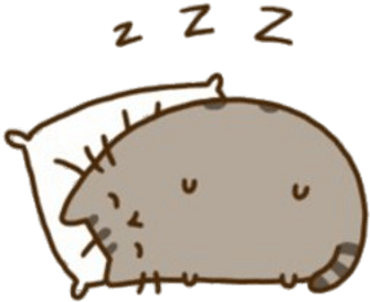 Pusheen The Cat Sleep (400x400), Png Download