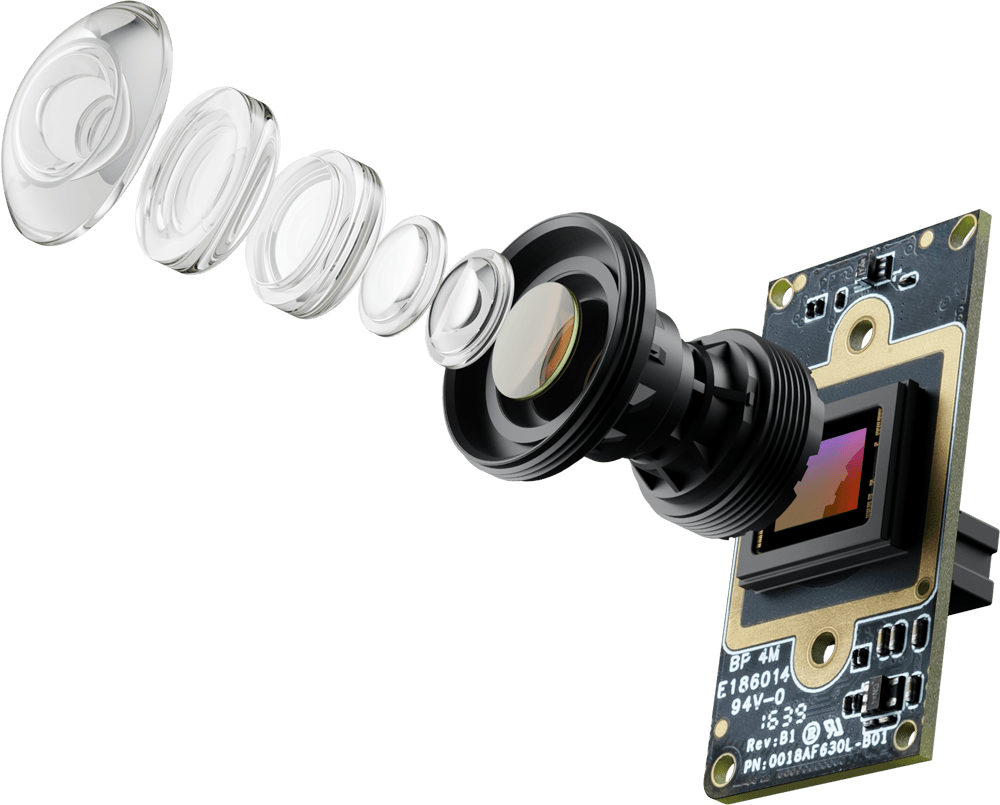 Precision 4k Optics - Surveillance Camera (1000x805), Png Download