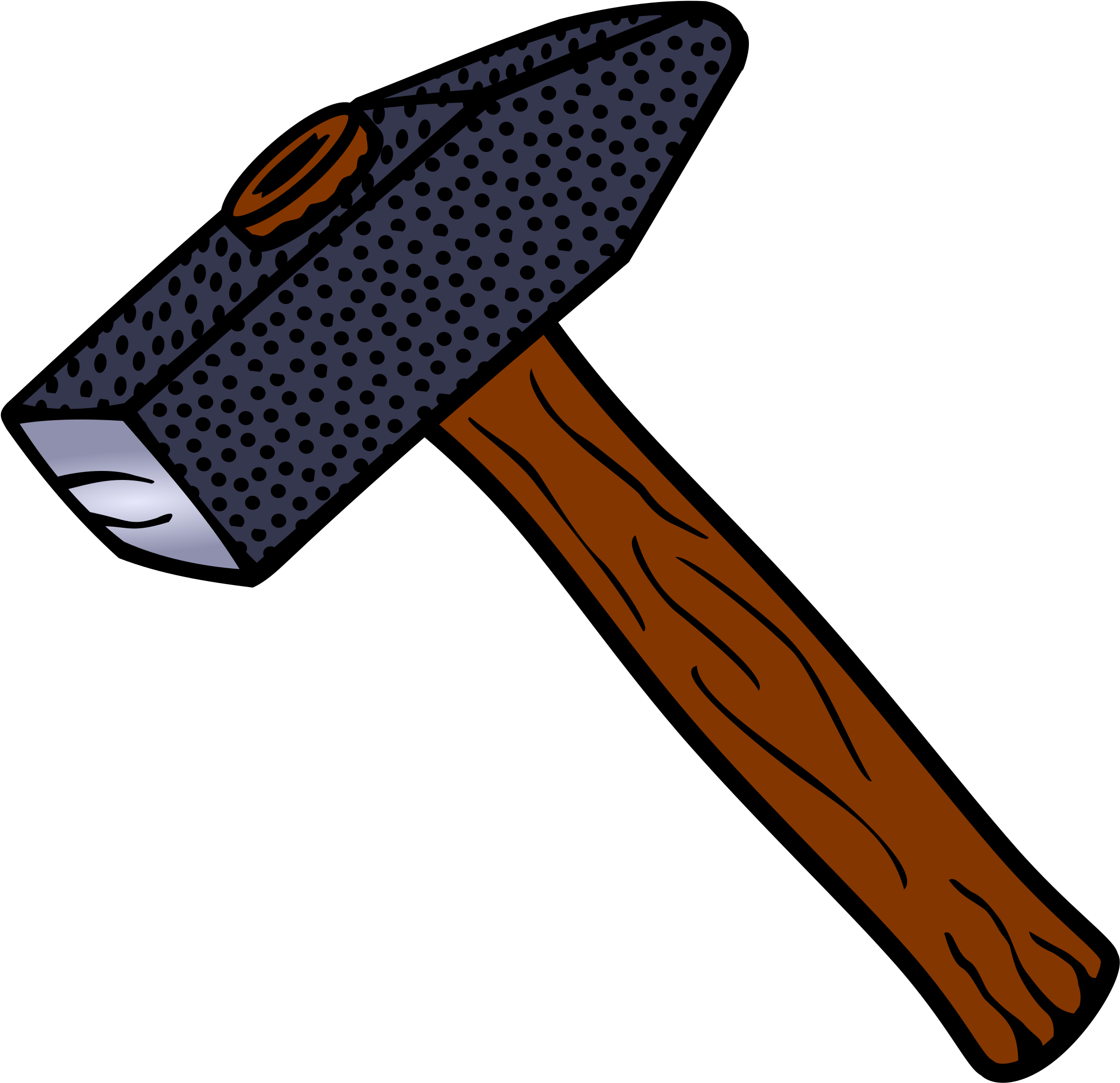 Claw Hammer Knife Ball-peen Hammer Tool - Çekiç Çizimi (777x750), Png Download