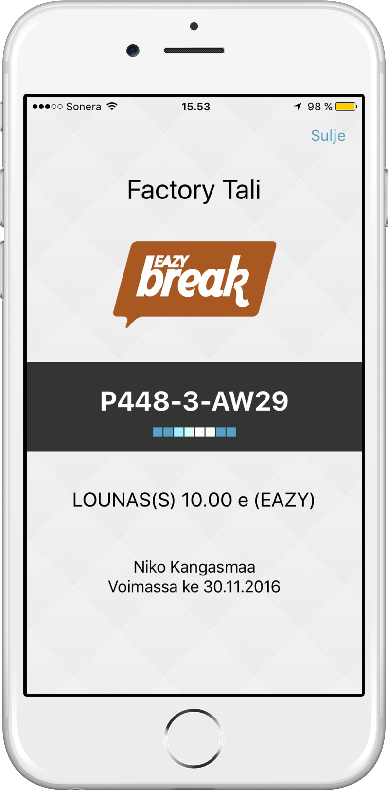 Eazybreak Mobiiliseteliin Lisätty Liikkuva Elementti - Iphone (4920x1640), Png Download