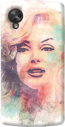Marilyn Abstract Lg Nexus 5 Case - Nechifor Ionut (268x480), Png Download