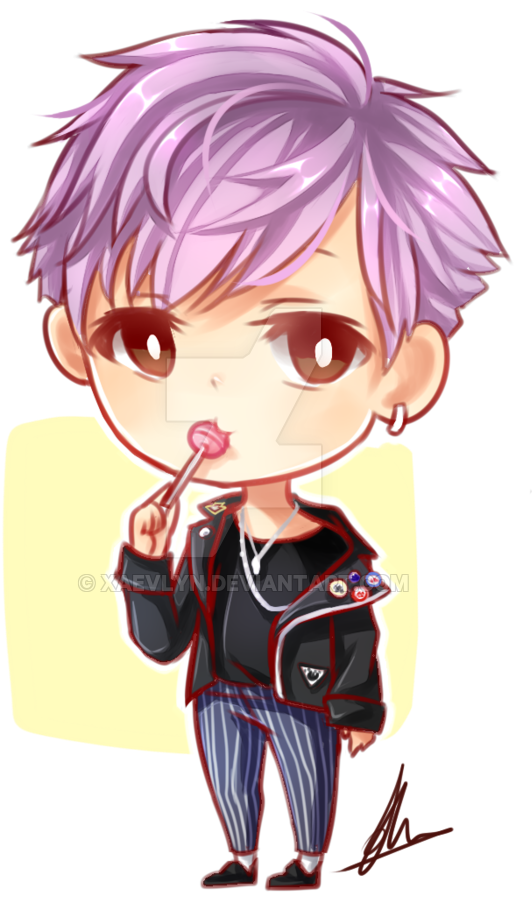 Collection Of Free Suga Artwork Download On - Bts Chibi War Of Hormone (600x967), Png Download