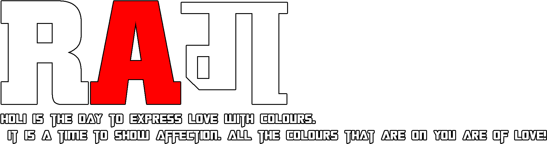 Happy Holi Text Png - Portable Network Graphics (1920x626), Png Download