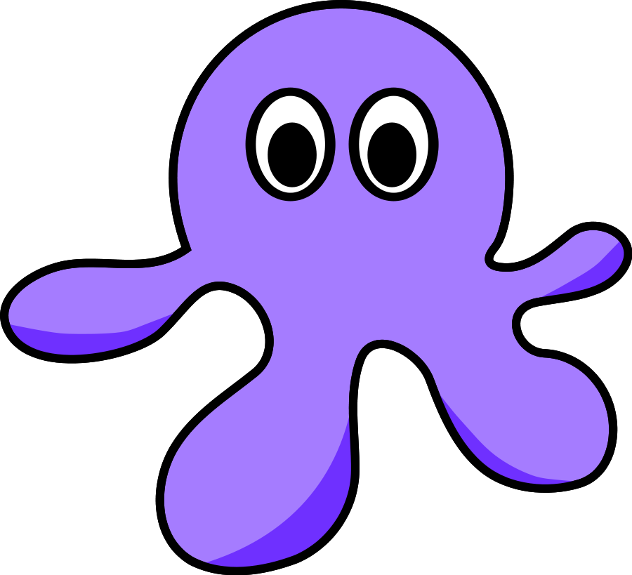 How To Set Use Cartoon Octopus Clipart (900x819), Png Download