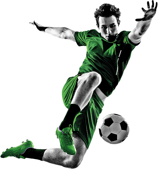 Go To Image - Football Soccer Player Png (516x551), Png Download