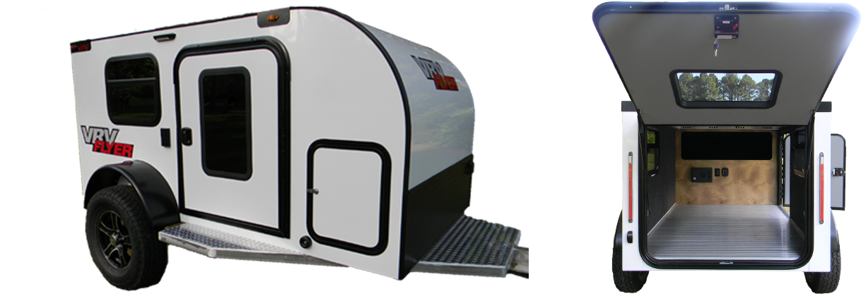 Eco Adventure Teardrop Trailer - Teardrop Trailer (1349x435), Png Download
