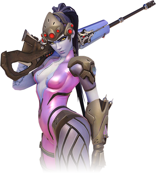 Widowmaker - Widow Maker Overwatch (619x687), Png Download