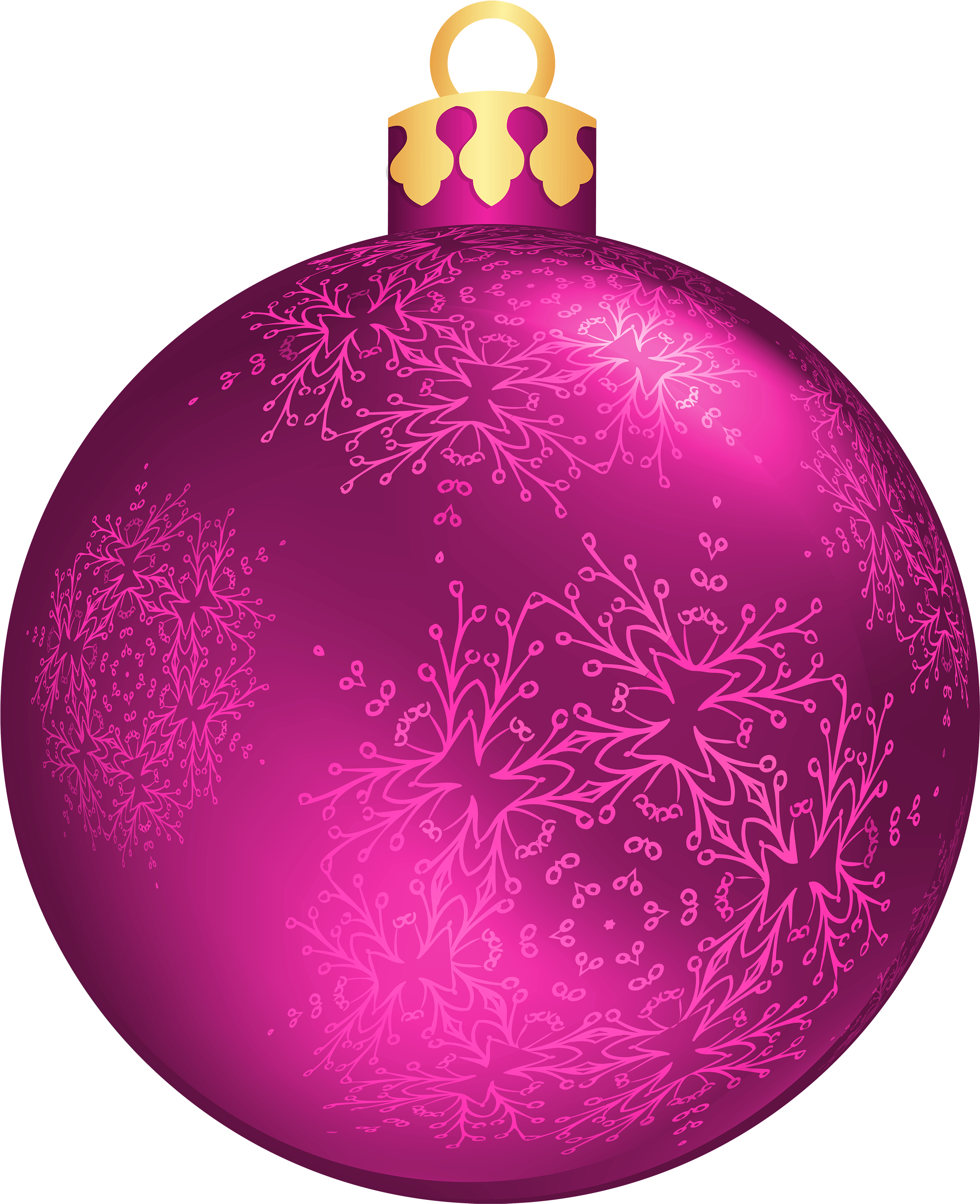 Pink Christmas Png Best (2500x3070), Png Download