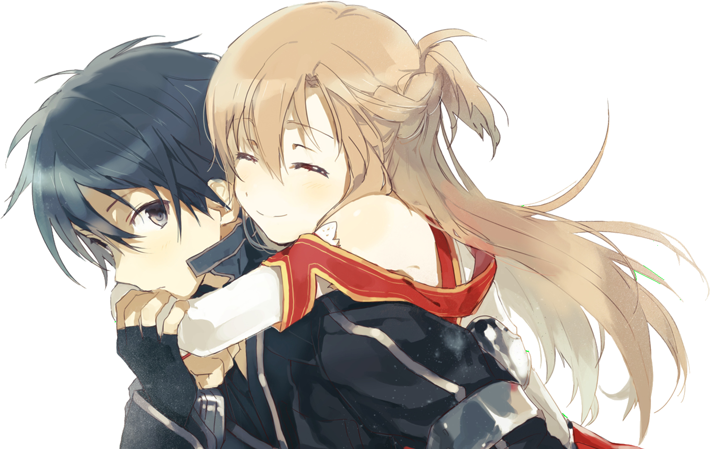 This Image Has Been Resized - Asuna Et Kirito Sao (1542x982), Png Download