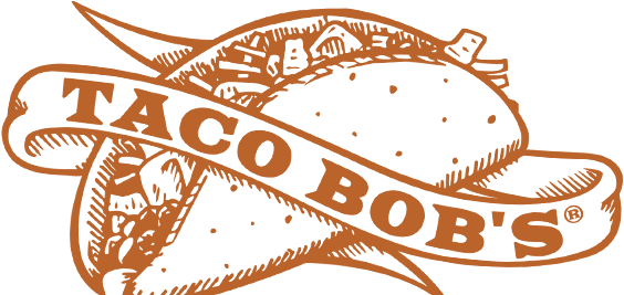 Taco Bob's Logo - Taco Bob's (570x266), Png Download
