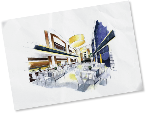 Have An Amazing Idea But Unsure How To Execute It That's - Restaurant Table Layout (500x400), Png Download