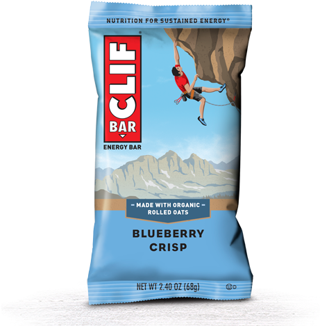Blueberry Crisp Packaging - Clif Bar Peanut Butter Chocolate (625x510), Png Download