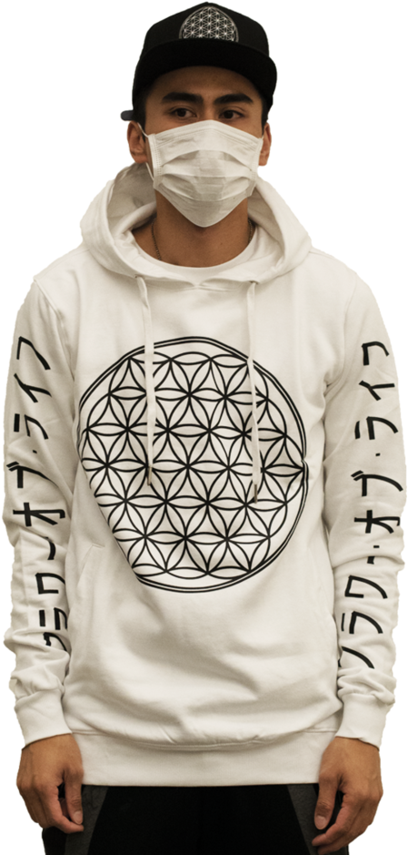 Flower Of Life Hoodie (1000x1000), Png Download