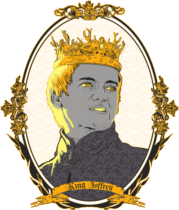 Throne Clipart Transparent - Joffrey Baratheon (600x728), Png Download