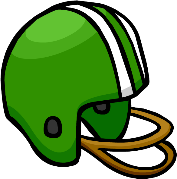 Green Football Helmet Clothing Icon Id 1078 - Football Helmets Clip Art (603x628), Png Download