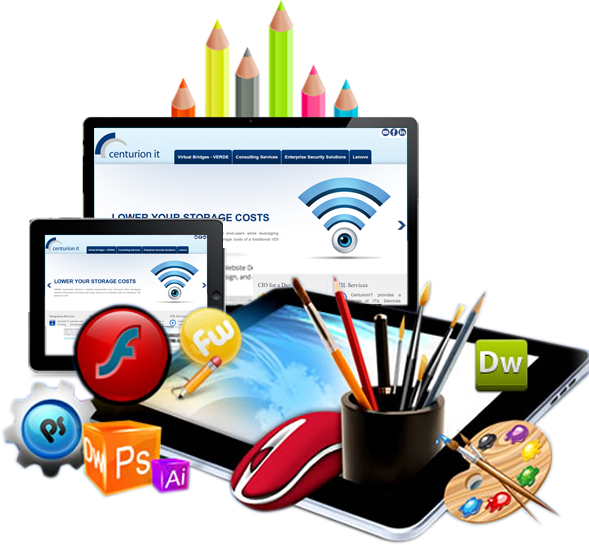Read More - Website Design And Development Png (589x545), Png Download