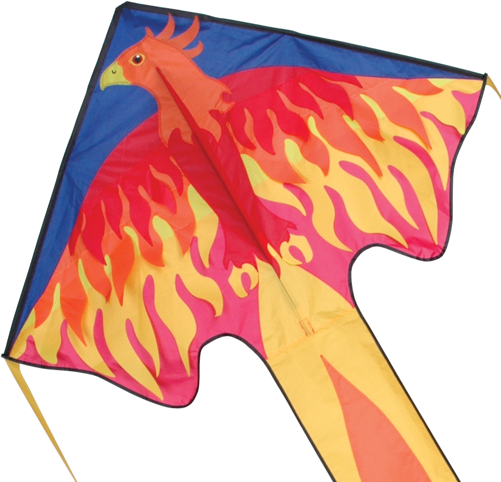 Large Easy Flyer Kite - Premier Kites 46in Phoenix - Large Easy Flyer Kite (1024x1024), Png Download