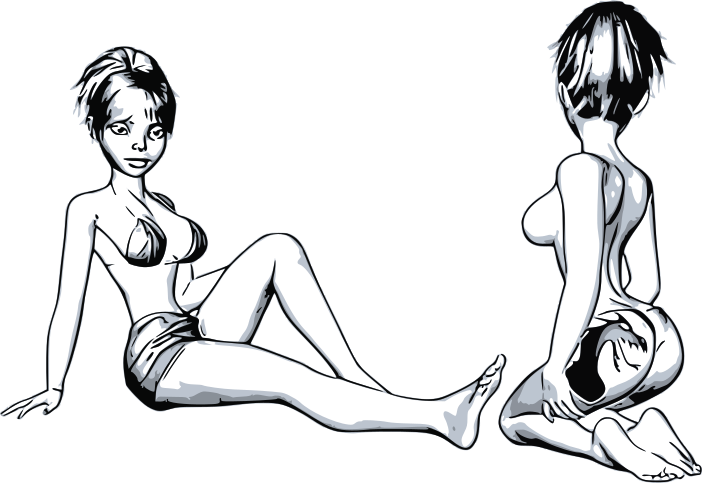 This Image Has Been Resized To Fit In The Page - Sexy Corset Drawing Png (702x483), Png Download
