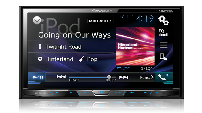 /staticfiles/pusa/car Electronics/product Images/dvd - Pioneer Avh-x5800bhs Double Din Dvd Receiver (800x400), Png Download