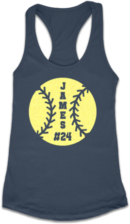 Yellow Glitter Personalized Baseball Shirts, Hoodies, - Shirt (468x480), Png Download