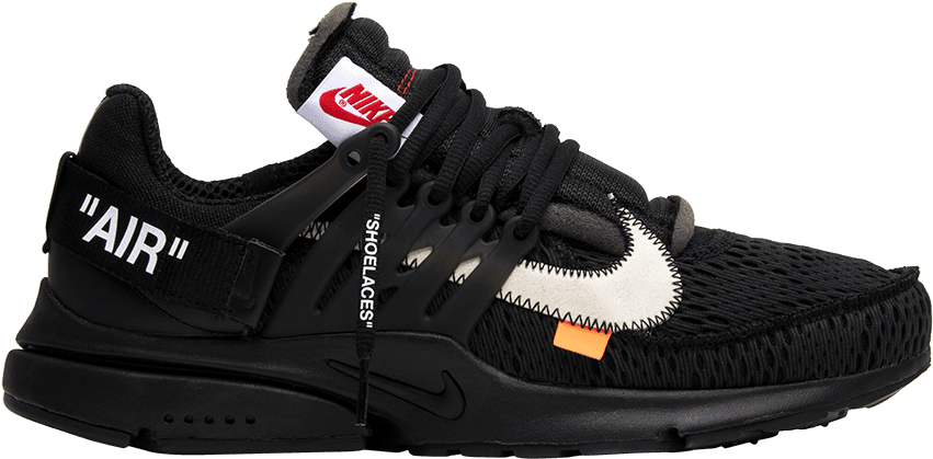 Off-white X Air Presto 'black' - Presto Off White (1000x1000), Png Download