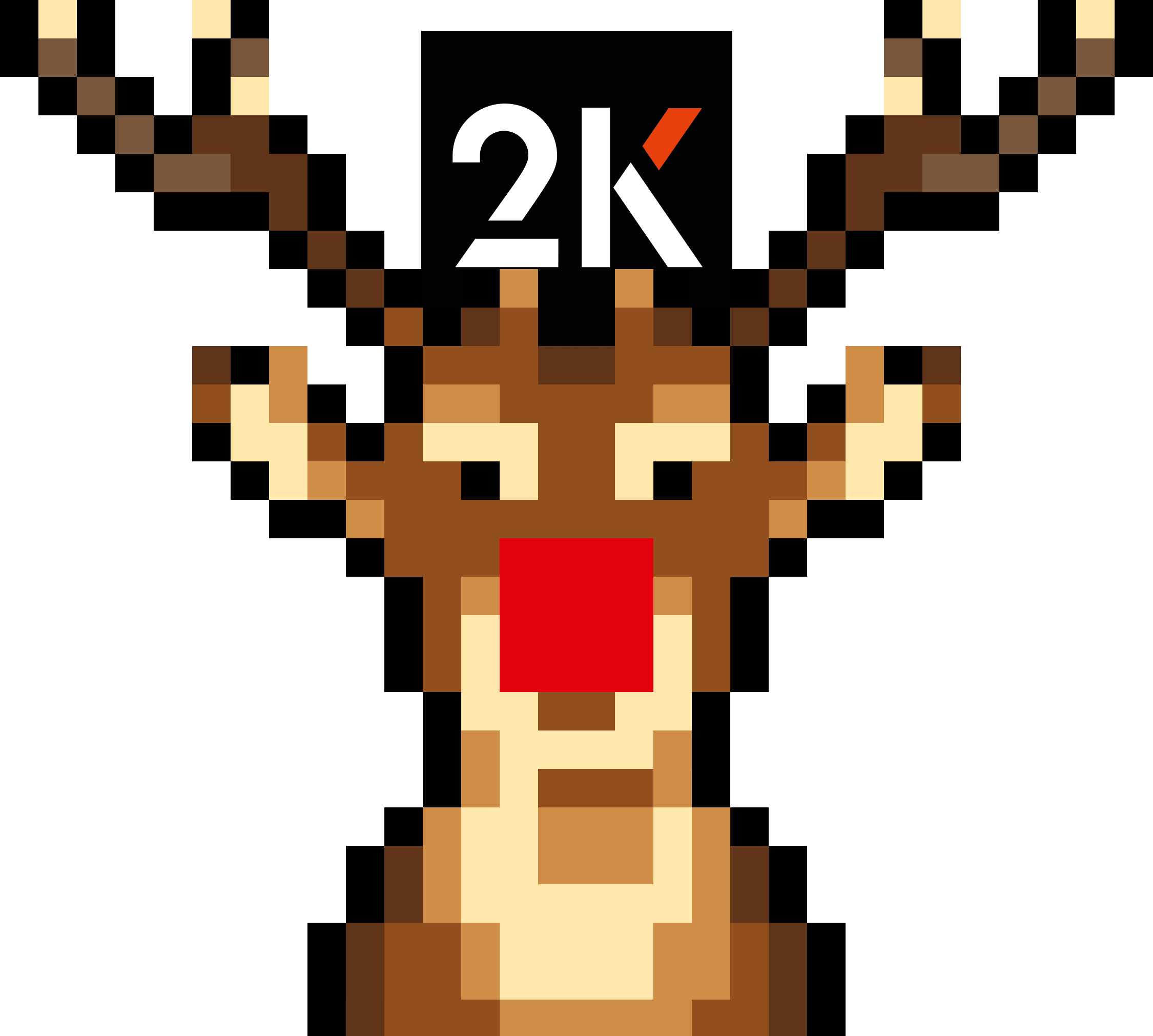 2k Logo Rentier - Wall Decal (2250x2021), Png Download