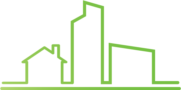 Green Building Solutions - Green Building Logo Png (607x315), Png Download