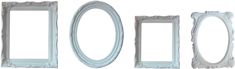 Shabby Chic Frames Png (768x235), Png Download
