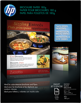 Center - Hp Brochure And Flyer Paper, 8.5" X 11" - 150 Sheets (573x430), Png Download