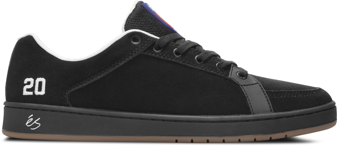 Hi Res - Es Skateboard Shoes Sal 20 Black Size 7 (1200x531), Png Download