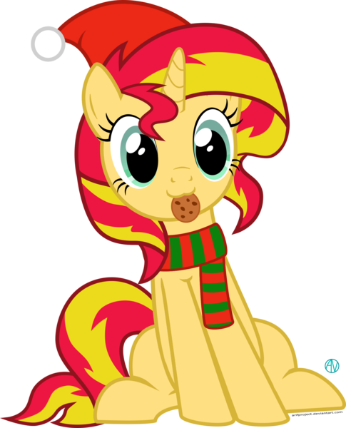 #1315251 - - 3, Artist - Arifproject, Christmas, Clothes, - Aria Blaze (485x600), Png Download