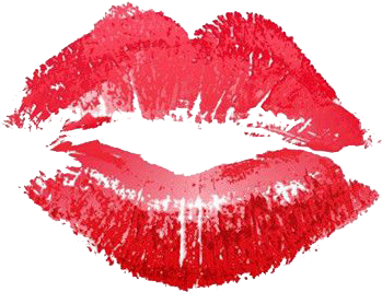 A Little Red Lipstick Marketing Mojo For The Weekend - Lipstick Kiss Print (500x500), Png Download