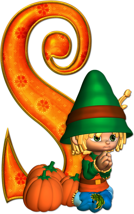 Free Halloween Letter A Clipart - Marcos Para Halloween Png (568x904), Png Download