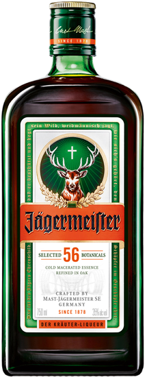 Jagermeister Liqueur - Jagermeister (1l) Herbal Liqueur (352x600), Png Download