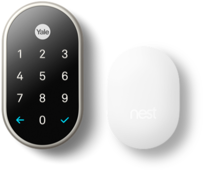 Nest X Yale Lock With Nest Connect - Yale Nest Lock (456x456), Png Download