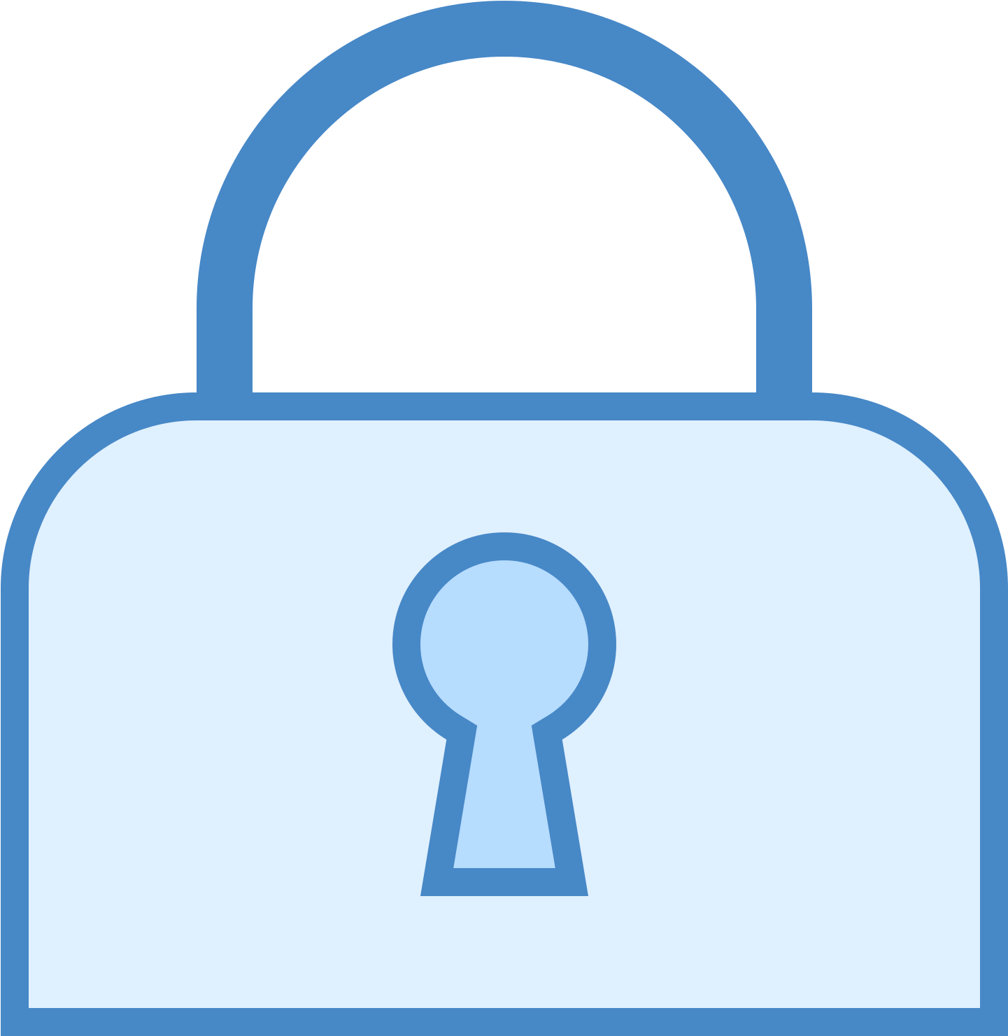 White Lock Png - Icon (1600x1600), Png Download