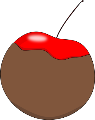 Cherry Clipart Two Cherry (325x409), Png Download