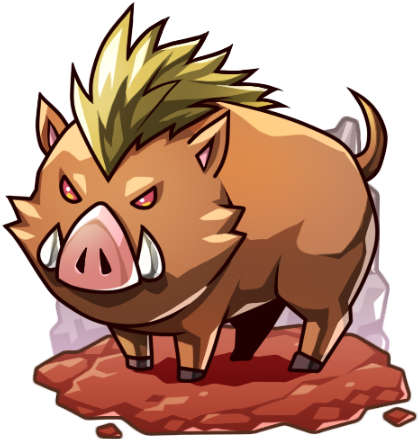 Stamp Boar - Wild Boar (1024x1024), Png Download