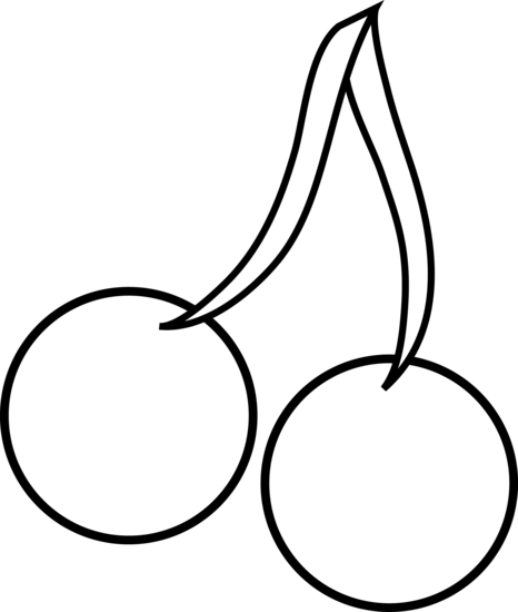 Cherry Vector Free Vector For Free Download About Free - Cherry Outline Clip Art (466x550), Png Download