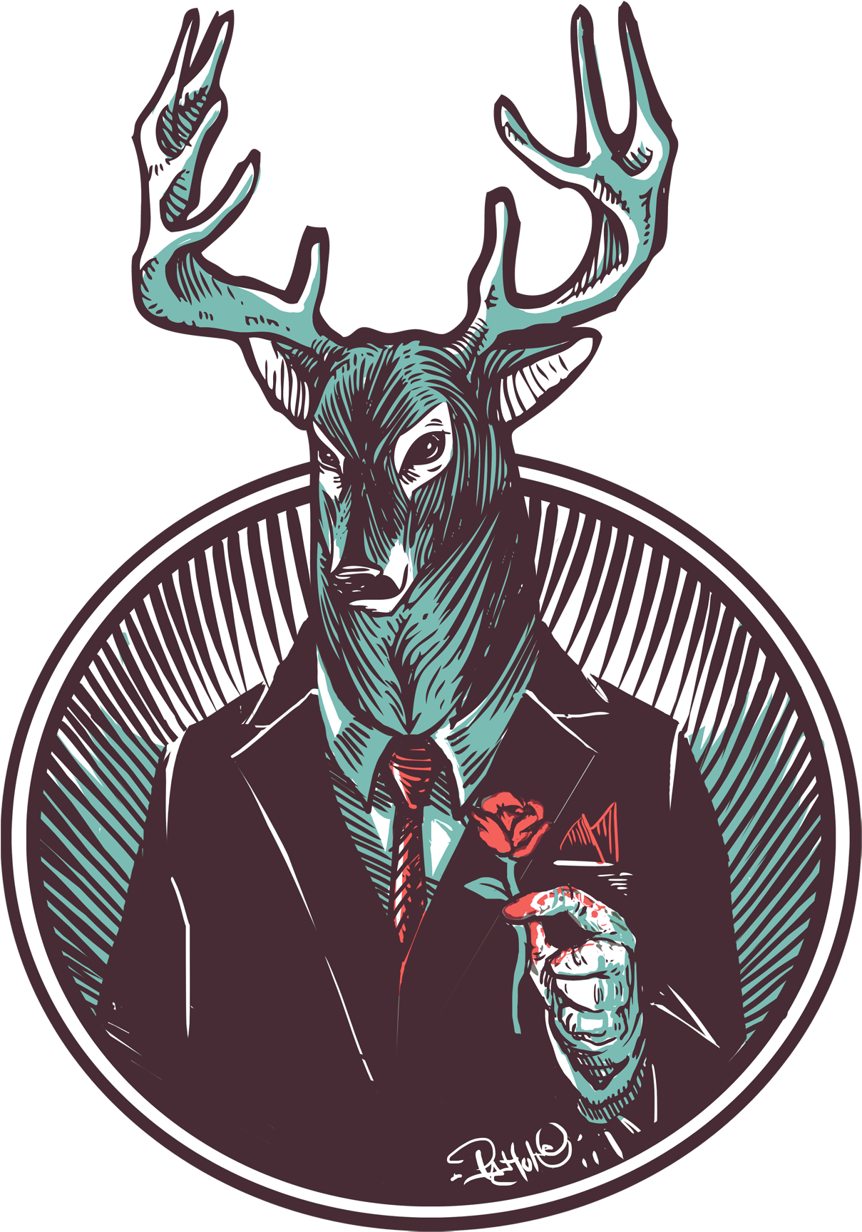 Log In To Report Abuse - Simbolo De Jagermeister (1400x1969), Png Download