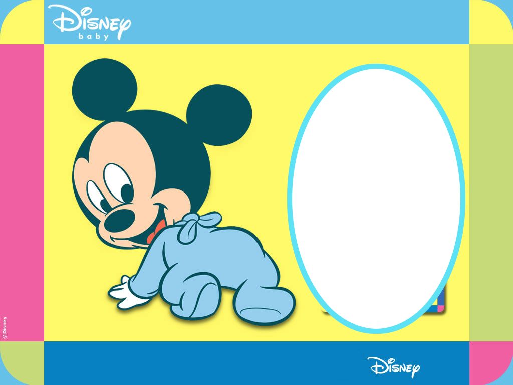 Marcos Para Baby Shower Png Apexwallpapers - Baby Mickey Mouse Png (1024x768), Png Download
