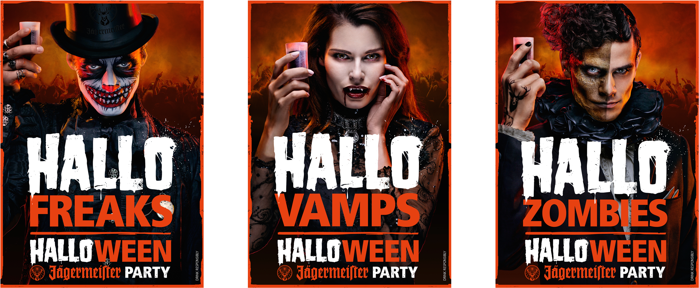 Halloween Jagermeister (2500x1468), Png Download