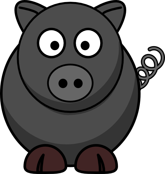 Small - Boar Clipart (570x599), Png Download