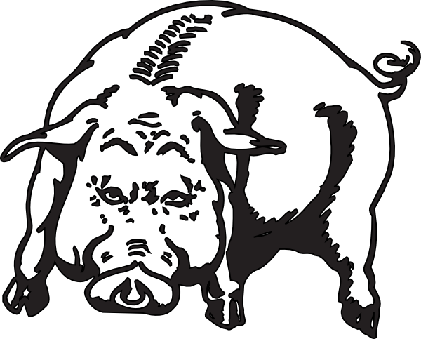 How To Set Use Boar Svg Vector (600x483), Png Download