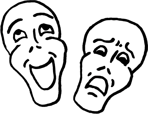 Comedy Cliparts - Comedy Clip Art (500x385), Png Download